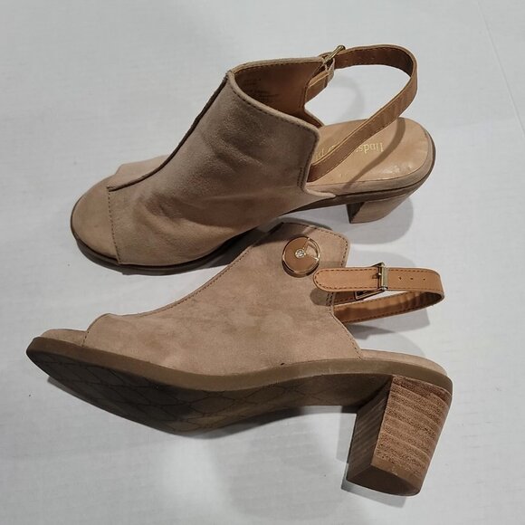 Lindsay Phillips Angela Peep Toe Heeled Booties Size 7 - Picture 8 of 13